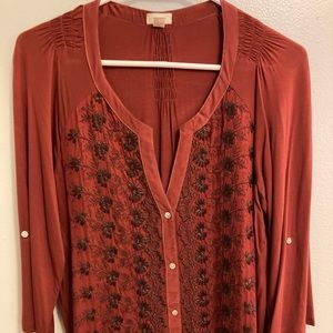 Gorgeous Anthropologie Embroidered Dress